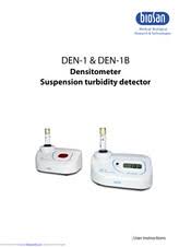 The densitometers are designed and factory calibrated to measure turbidity in the range of 0.5 to 4.0. Biosan Den 1b Manuals Manualslib