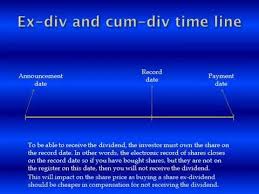 It has also been called dividend stripping. Ex Dividend And Cum Dividend In Equity Youtube