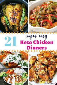 No one can resist this savory maple bacon breakfast pie! 21 No Fuss Keto Chicken Dinners Recipes Dr Davinah S Eats