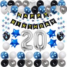 20th birthday newspaper poster sign, back in 2001, unique 20th birthday gift, 20th birthday party decor, ideas, 20th birthday gift him her enjoymyprintables 5 out of 5 stars (1,635) sale price $7.50 $ 7.50 $ 10.00 original price $10.00 (25% off. Amazon Com 20th Birthday Decorations For Men Women Boy Girl Blue Black Birthday Party Supplies With 20 Silver Number Balloon Happy Birthday Banner For 20th And 2nd Birthday Party Toys Games