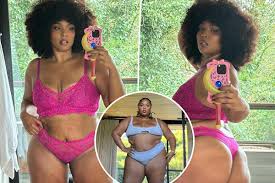 Lizzo shows off dramatic weight loss in cheeky lingerie photos