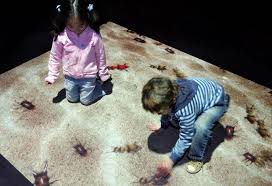 Interactive Projection Floor Mat Bugs Retail Design Interactive Projection Design Museum