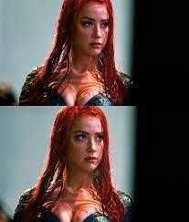 What Did You Guys Think Of Amber Heard As Mera In Aquaman Comicsandcoffee Amber Heard Aquaman Amber Head