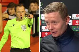 Raging Aberdeen boss Barry Robson claims blunder referee 'kicked his own  door' after costly PAOK VAR horror show