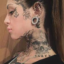 Inkedup tattoo ink drawing tatts inked girls black and white. Girls With Face Tattoos