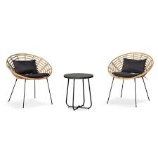 salon de jardin 2 places en rotin synthetique 2 fauteuils 1 table basse antalya naturel oviala la re petite table de jardin table basse table basse jardin