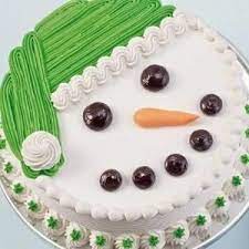 Snowman Cake So Cute Yet So Easy By Erica Christmas Cake Xmas Cake Winter Cake
