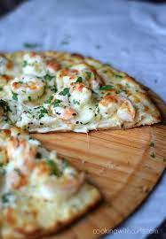 Shrimp Scampi Pizza Recipe Seafood Recipes Recipes Food