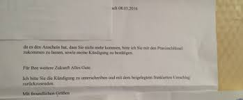 Allerdings ist die zustimmung dritter bei einigen vertragskonstellationen erforderlich. Kann Der Chef Mich Mit Diesem Brief In Der Probezeit Kundigen Was Soll Ich Machen Geht Das Kundigung