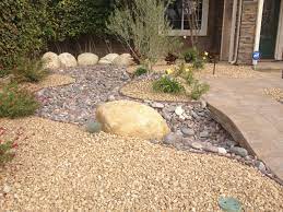 Apache Gold Gravel 7 8 Is A Crushed Granite Rock That Is Very Complimentary To Many Front Yard Landscaping Design Landscaping With Rocks Backyard Landscaping