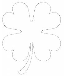 Coloring is essential to the overall development of a child. Free Printable Four Leaf Clover Templates Large Small Patterns To Cut Out