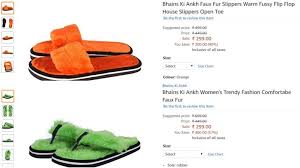 Bhains Ki Ankh Footwear Sold On Amazon India Invites