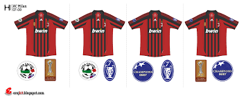 To download ac milan kits and logo for your dream league soccer team, just copy the url above the image, go to my club > customise team > edit kit > download and paste the url here. Ac Milan 2007 Kit Jevt Online