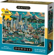 Custom jigsaw puzzle with picture. Seattle Traditional Puzzle Puzzles For Kids Jigsaw Puzzles Custom Jigsaw Puzzles