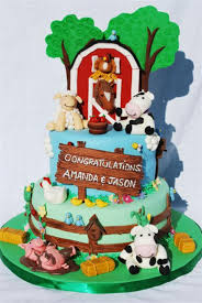 On the joyous occasion of a new arrival, the mother and baby will be showered with love, laughter and gifts. Farm Theme Baby Shower Cakecentral Com