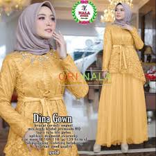 Muslim brokat tile modern baju pesta lamaran kondangan tunangan pasangan . Jual Gamis Brokat Couple Ibu Anak Terbaru Lazada Co Id