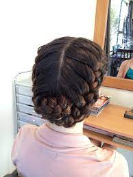 Jazz Exam Hair Double French Plait Ballet Hairstyles Hair Inspiration Long Hair Styles