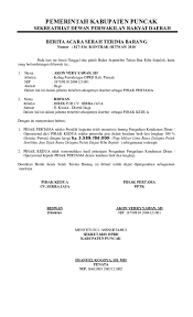 Surat tanda terima dokumen adalah surat yang dibuat oleh dua belah pihak yang kaitannya dengan serah terima suatu dokumen penting. Contoh Surat Serah Terima Mobil Operasional Edukasi Lif Co Id