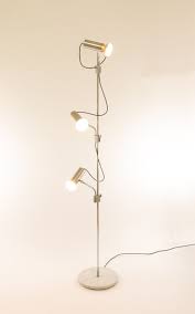 italian chrome floor lamp with three spots and a marble base chrome floor lamps lamp floor lamp