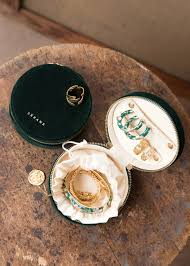 Sezane Velour Jewellery Pouch Demain Jewelry Pouch Sezane Jewelery Box