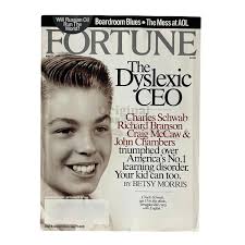 Fortune Magazine May 13, 2002 Chuck Schwab, The Dyslexic CEO VG