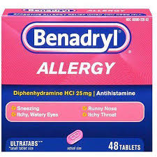 Benadryl Ultratabs Antihistamine Allergy Medicine Tablets 48 Ct Walmart Com Allergy Medicine Benadryl Allergy Tablets