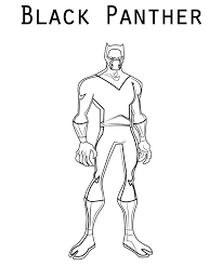 In coloringcrew.com find hundreds of coloring pages of panthers and online coloring pages for free. Easily Drawing Simple Black Panther From Avengers Coloring Pages Cartoons Coloring Pages Coloring Pages For Kids And Adults
