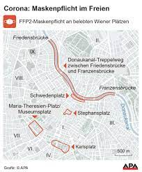 Februar wird der lockdown in österreich gelockert: Ffp2 Maskenpflicht An Belebten Platzen In Wien Kommt Coronavirus Wien Vienna At