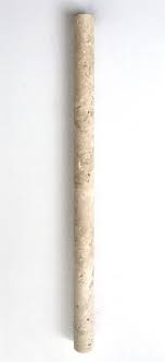 Oyster bay marble 2x12 chair rail ogee. 3 4 X 12 Light Travertine Chair Rail Pencil Molding Trim Wall Tile