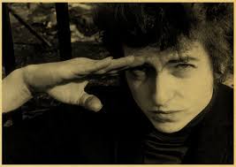 Vintage Bob Dylan Kraft Paper Poster For Home Bar Pub Wall Decor