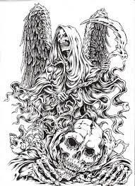 37+ reaper coloring pages for printing and coloring. Godofdeath3 Skulls Drawing Tattoo Art Drawings Grim Reaper Art