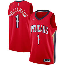 Here we tell you where you can buy new orleans pelicans home, road and alternate jerseys, posters and merchandise. Men S New Orleans Pelicans Zion Williamson Nike Red 2019 2020 Swingman Jersey Statement Edition