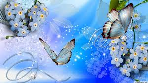 Free Download Hd Wallpapers For Mobile Pc Nature Desktop Love Blue Flower Wallpaper Blue Butterfly Wallpaper Butterfly Wallpaper