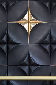 Black And Gold Tiles Uk Pin By Rania Pavlidou On Caviar Bull Restaurant Gold Tile Wall Patterns Wall Design