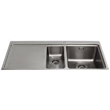 With a kitchen sink strainer, say goodbye to clogged pipes and kitchen sink plumbing issues. Cda Kvf22lss 1 5 Bowl Brushed Stainless Steel Flush Fit Kitchen Sink Waste Lhd Kitchen From Taps Uk