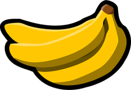 Dessin De Banane De Couleur De Contour Noir Epais Vectoriel Vecteurs Publiques Couleur Noir Dessin