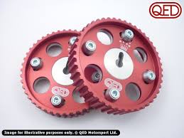Vernier Camshaft Pulleys Belt Train Qed Motorsport