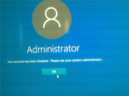 Unable To To Login Errror Your Account Has Been Disabled Please Microsoft Community