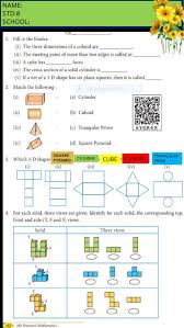 (level 6) starter surface area which of these nets is correct for the cuboid? 3d Shapes Interactive Worksheet For 8