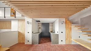 That`s why in kitchen set should blend with the wall or be a tone lighter. Fourteen Space Efficient Galley Kitchens