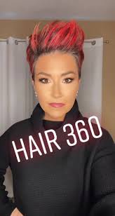 Sleek Slicked Back Faux Hawk Hair Tutorial for Red Pixie Cut