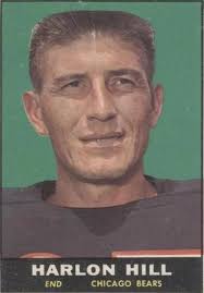 1961 Topps Football 🏈 HARLON HILL #13 Chicago BEARS North Alabama FLORENCE  ST