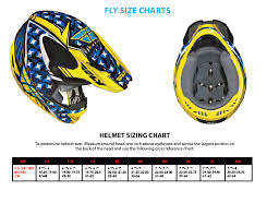 Fly Racing Helmets Sizing Chart Jt Racing Helmet Size Chart