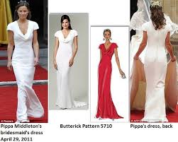 Butterick 5710 Based On Pippa Middleton S Bridesmaid Dress For Kate Prince William S Wedding Apr Pippa Middleton Bridesmaid Dress Beautiful Dresses Fashion