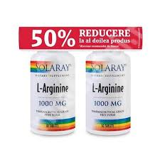 Inregistrat din data 29 ianuarie 1992. L Arginine 1000 Mg Solaray 30 30 Tablete Secom 50 Red Farmacia Tei