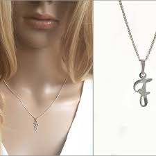 Good luck gifts, letter g necklace, 925 silver simple initial necklace, alphabet ng letter boho gift. Modern Necklace F Alphabet Letter Pendant 925 Sterling Silver Initial F Charm F Letter Chain Necklace Personalized Jewelry