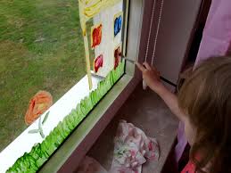 Fenster Bemalen Sommer Kinder