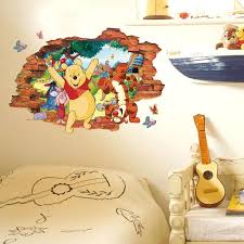 Advances in materials and printing technology have enabled so many different types of wallpaper: Disney Winnie The Pooh Wall Stickers Disney Wall Decor Wall Stickers Disney Winnie The Pooh