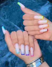 Whether it's spring, summer or fall, floral acrylic nail designs are always in season! Summer Finally Arrived And I Began To Feel Excited About Summer Nails I Like The Short Acrylic Nails Designs Acrylic Nails Coffin Short Summer Acrylic Nails