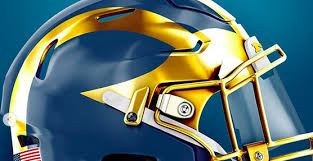 Vintage michigan wolverines logo sign. Michigan Wolverines Alternate Helmet Concepts